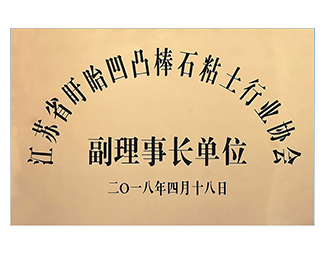 江蘇省盱眙凹凸棒石粘土行業協會副理事長單位